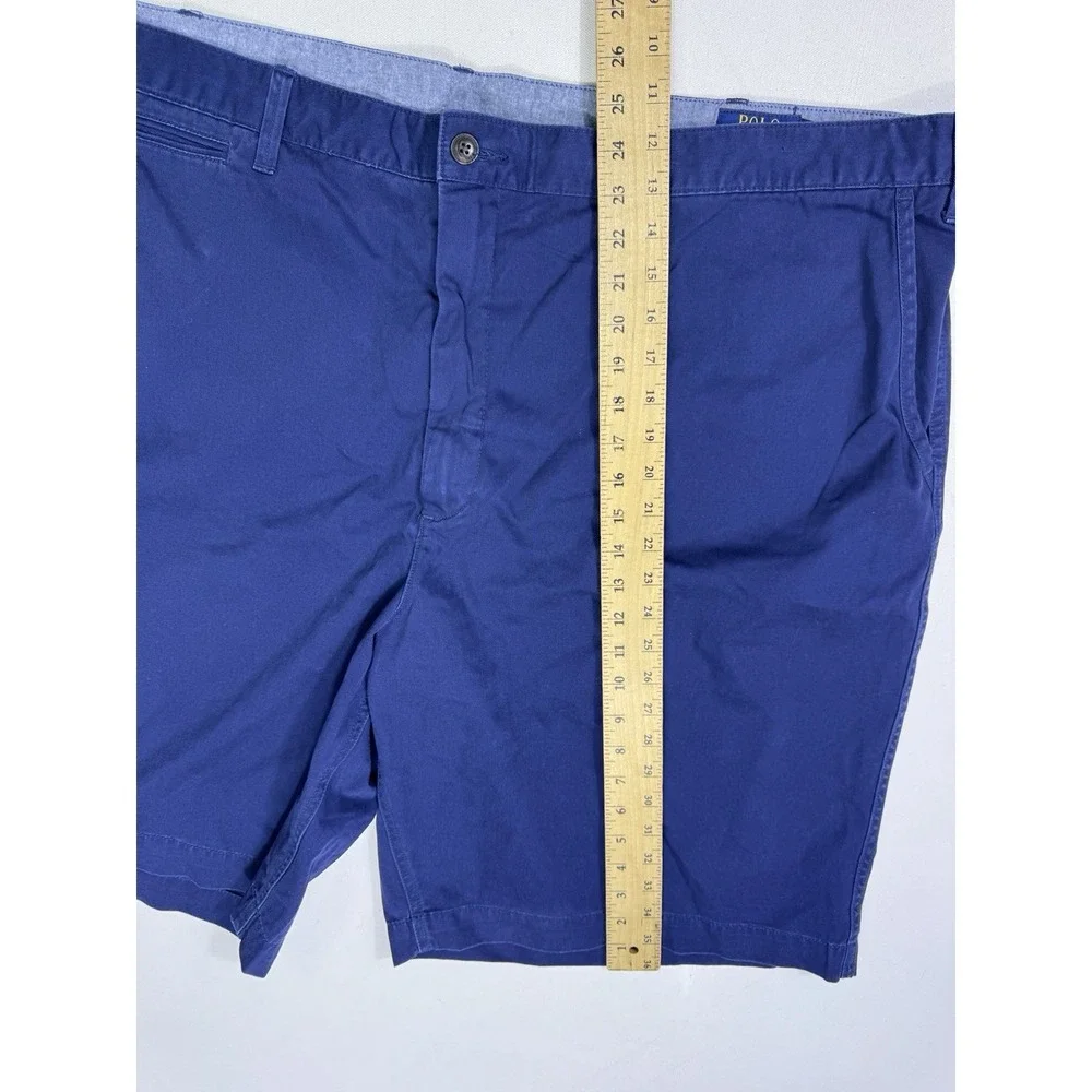 Polo Ralph Lauren Mens 50x10.5 Classic Fit Navy Blue Chino Shorts NWT Big & Tall